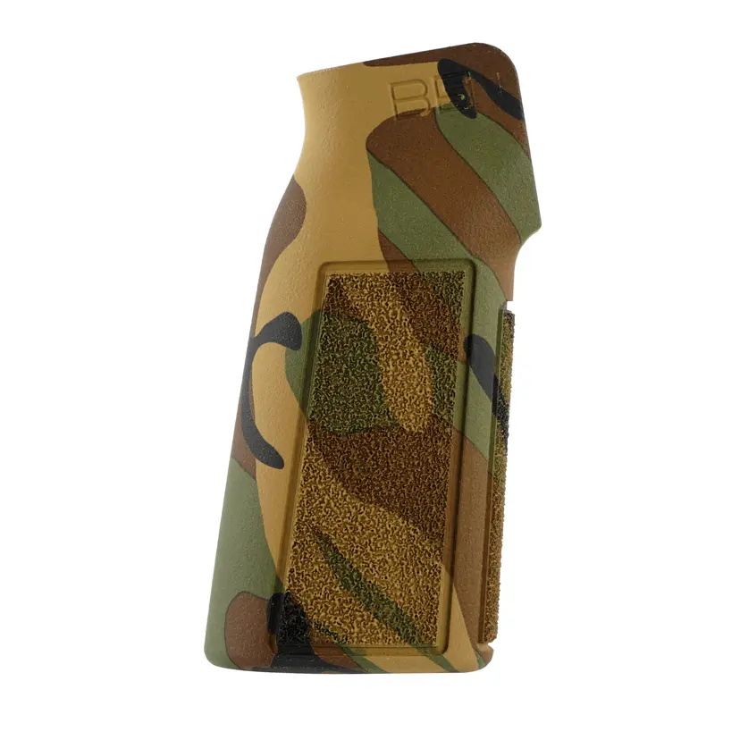 B5 Systems P-Grip 22 Woodland Camo Grip for Rifles - 1