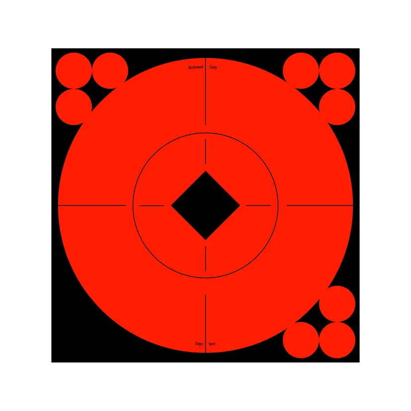 Birchwood Casey 6" Target Spots – 10 Pack Adhesive Shooting Targets - 1