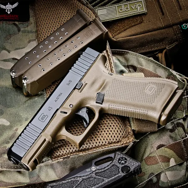 Glock 45 9mm BLK/FDE - 1
