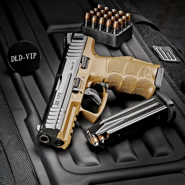 HK VP9 9mm BLK/FDE - 1
