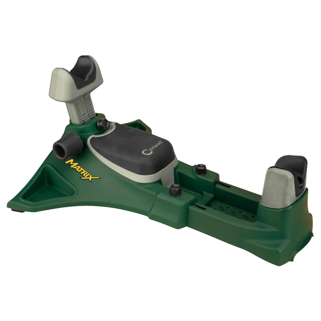 Caldwell Matrix Shooting Rest – Adjustable Green Rifle Support Accessory