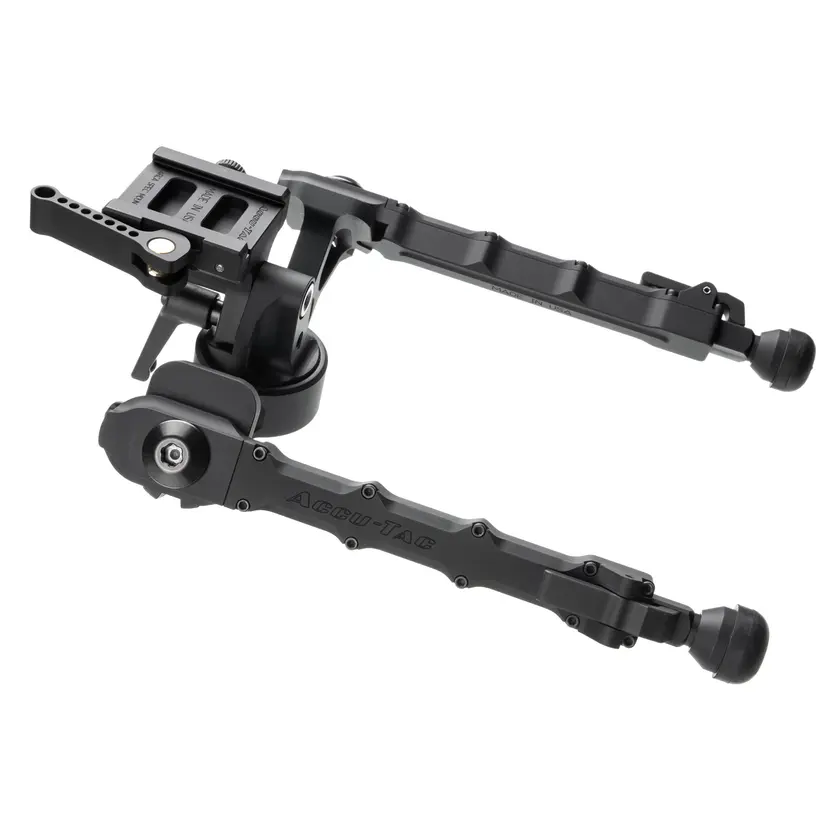 Accu-Tac FC-5 G2 ARCA Spec Bipod Black – Precision F Class Rifle Bipod - 1
