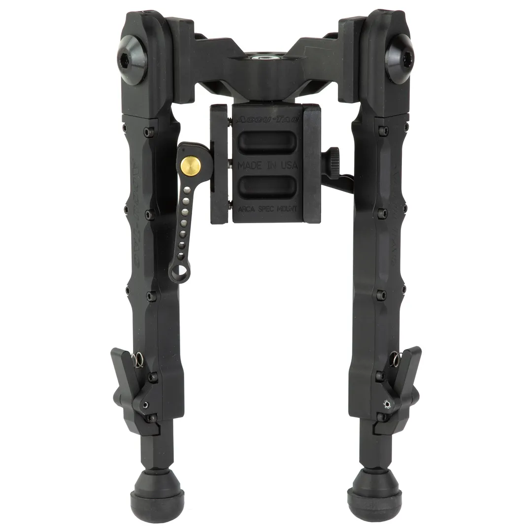 Accu-Tac WB-5 ARCA Spec Bipod Black – Precision Rifle Support for Grips, Pads, Stocks