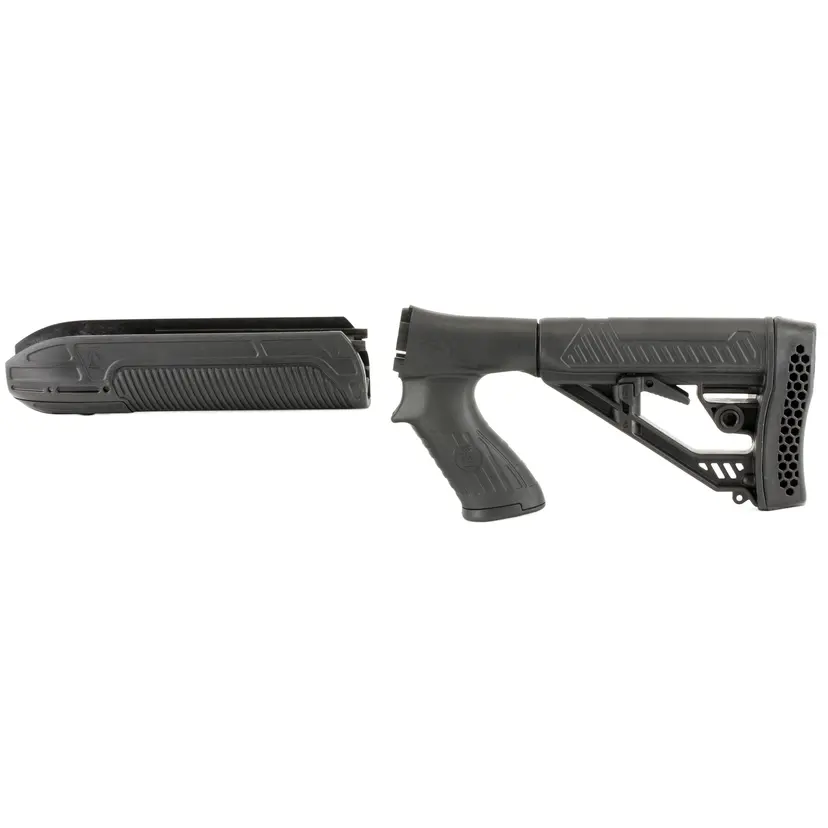 Adaptive Tactical EX Performance Stock Kit for Remington 870 12 Gauge – M4 Style Stock & Forend, Black - 1