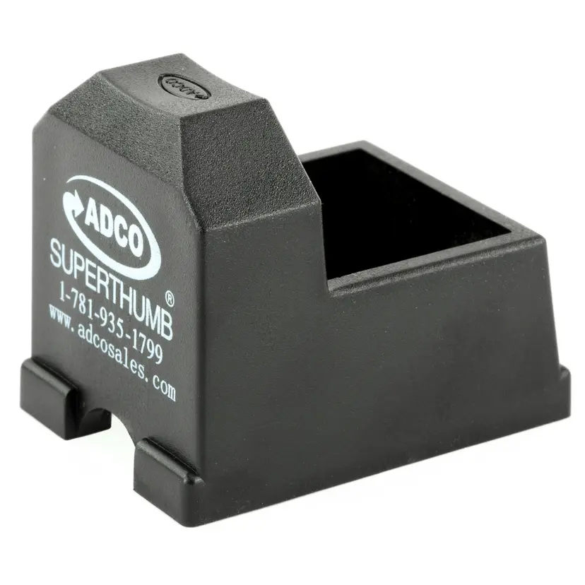 ADCO Super Thumb Loader EXT for 10/22 High Capacity Magazines – Black Mag Loader - 1