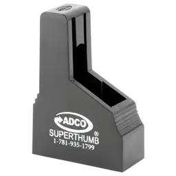 ADCO Super Thumb Loader for Single Stack 380ACP Magazines – Fits Bersa Thunder, Beretta 85/Pico, Ruger LCP, Sig 238, Walther PPK – Black Mag Loader - 2