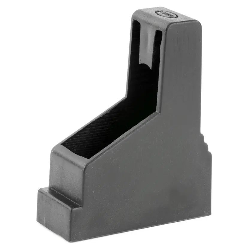 ADCO Super Thumb Mag Loader for 9mm-45ACP Single Stack Magazines – Fits 1911, S&W Shield, Sig 220/938, Springfield XDS, Black - 1