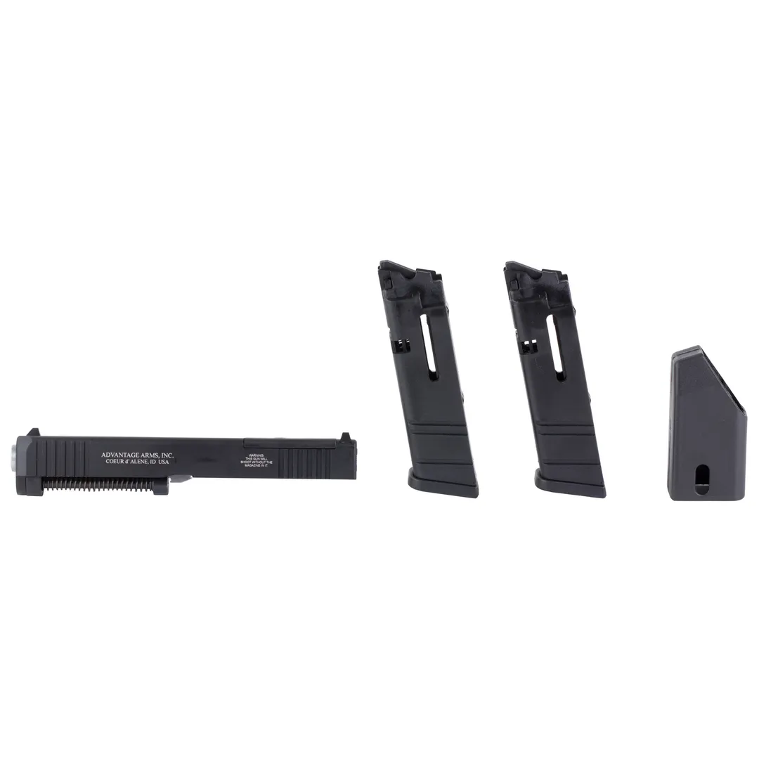 Advantage Arms Glock 17/22 Gen 4 .22 LR Conversion Kit – Optics Ready, 10rd, 4.49" Barrel, 2 Magazines, Range Bag