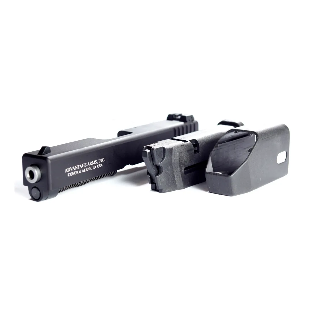 Advantage Arms Glock 17/22 22LR Conversion Kit with 4.49" Barrel, 10-Round Magazine & Range Bag – Black