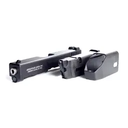 Advantage Arms Glock 17/22 22LR Conversion Kit with 4.49" Barrel, 10-Round Magazine & Range Bag – Black - 1