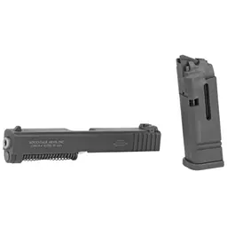 Advantage Arms Glock 19/23 Gen 4 .22LR Conversion Kit with 4.02" Barrel, Black, Standard Sights, 10-Round Magazine & Range Bag - 1