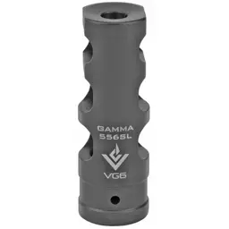 Aero Precision VG6 Gamma 556 SL Muzzle Brake 223 Rem/5.56 NATO 1/2x28 Black - 1
