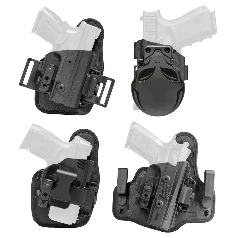 Alien Gear ShapeShift Core Carry Holster Pack for 1911 Government 5" – Right Hand, 1.5" Belt Slide, Black - 1