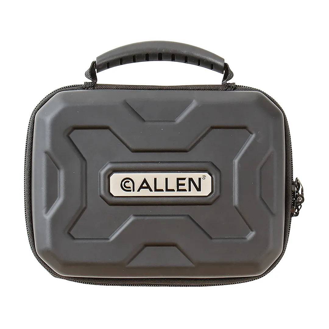 Allen EXO 9" Handgun Case – Thermo-Molded, Lockable Pistol Bag, Black, 9x6.25"