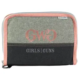 Allen Girls with Guns 10" Rose Gold Pistol Case – Pink Soft Handgun Bag, Durable Polyester - 1
