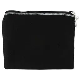Allen Company Full Size Locking Pistol Pouch 9x7 Inch Compact Fleece Soft Gun Case Black - 2