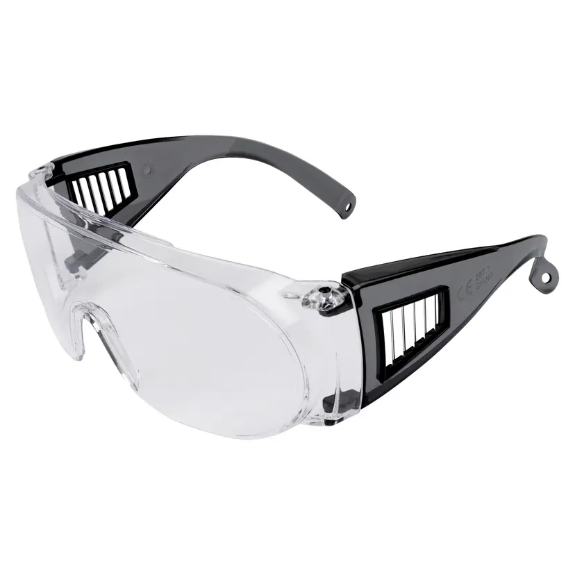 Allen ULTRX Fit Over Safety Glasses Clear – Protective Eyewear for Glasses Wearers - 1