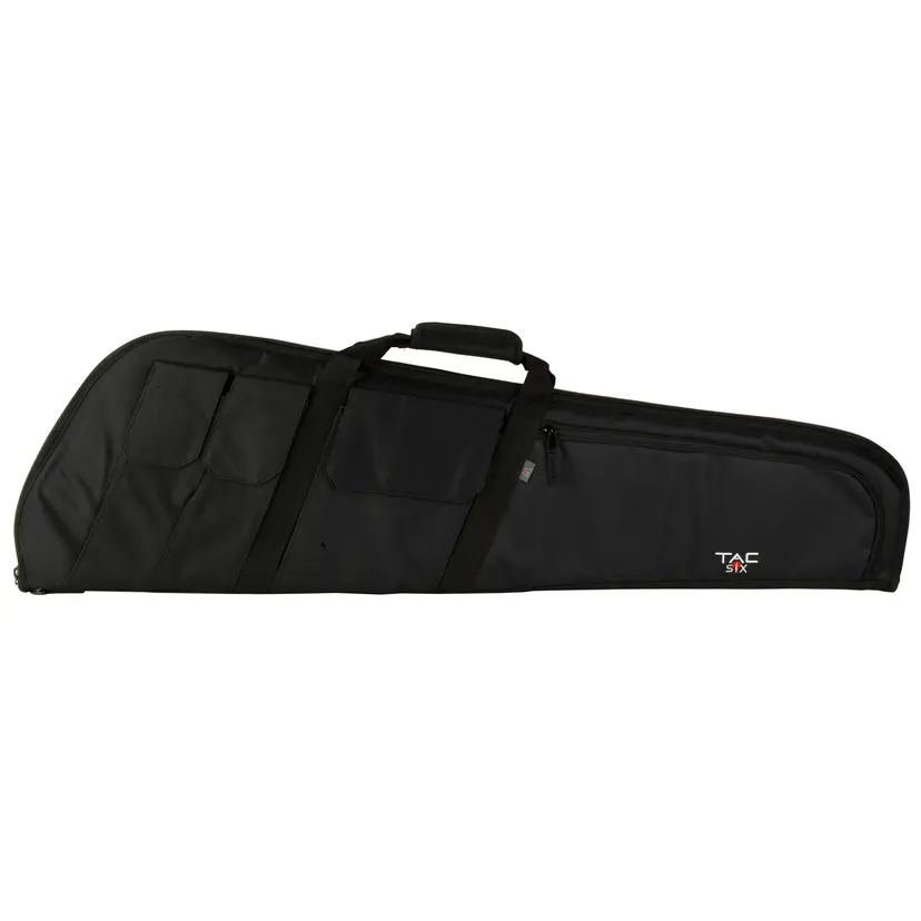Allen Company Wedge Tactical Rifle Case 41" Black Endura Fabric, Thick Foam Padding, Lockable Soft Gun Bag - 1