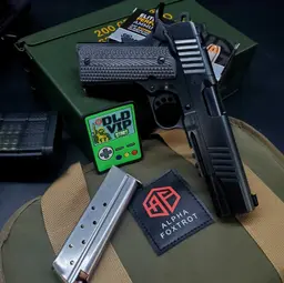 Alpha Foxtrot 1911 Optic Ready 10mm 5" Polished DLC - 1
