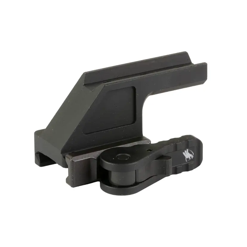 American Defense AD-B2 Cantilever Mini ACOG 1.93" Quick Detach Mount for Trijicon, Black Anodized - 1