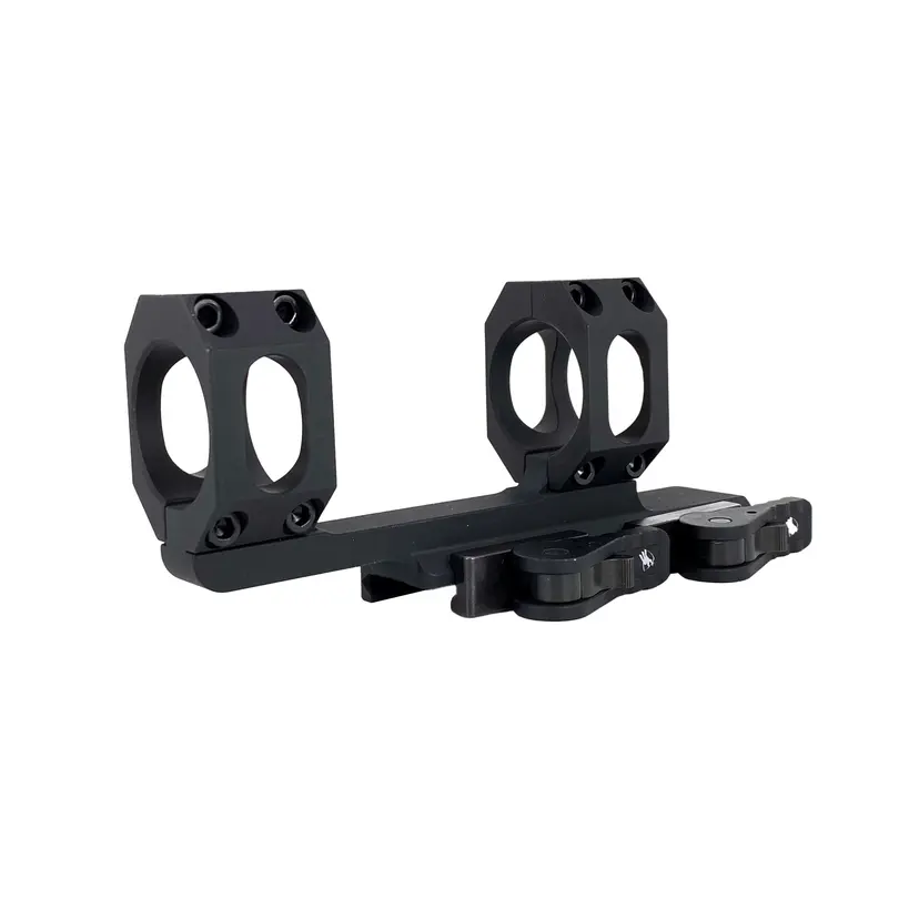 American Defense AD-RECON 34mm Scope Mount Black – Dual QD, 2" Offset, Tactical Aluminum Levers - 1