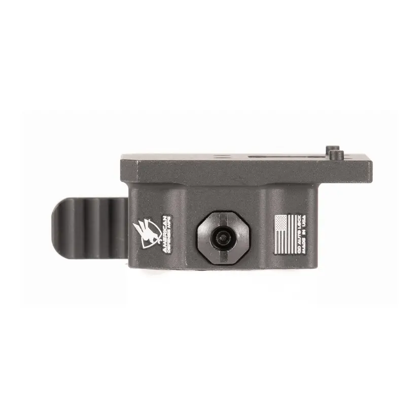AM DEF HOLOSUN AEMS QR Lower 1/3 Optic Mount – American Defense, Quick Release, Anodized Black - 1