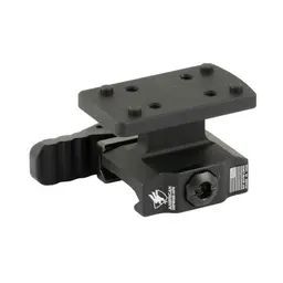 American Defense Lightweight Quick Detach Lower 1/3 Mount for RMSc – Black Anodized Optical Accessory - 1