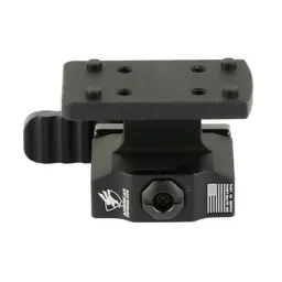 American Defense Lightweight Quick Detach Lower 1/3 Mount for RMSc – Black Anodized Optical Accessory - 3