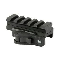 American Defense Picatinny Riser 5 Slot Quick Detach Mount Black Anodized - 2