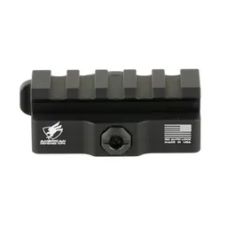 American Defense Picatinny Riser 5 Slot Quick Detach Mount Black Anodized - 3