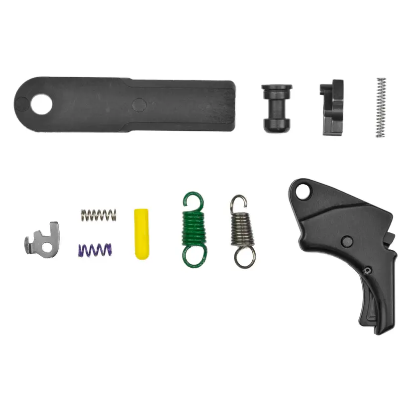 Apex Curved Forward Trigger Set for M&P M2.0 – Black Aluminum, Complete Sear & Trigger Kit - 1