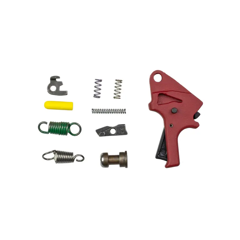 Apex M2.0 Poly Flat Forward Set Trigger Kit Red – Flat-Faced Polymer Sear for Tactical Firearms - 1