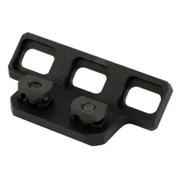 Arisaka 40 Degree M-LOK to M-LOK Offset Mount Adapter – Black Anodized, Fits M-LOK Rails - 2