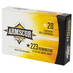 Armscor 223 Rem 62 Grain FMJ Ammunition – 20 Round Box - 3