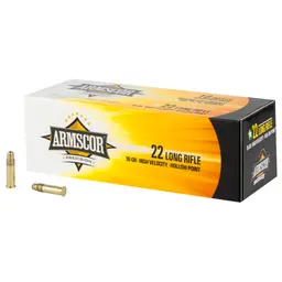 ARMSCOR 22LR 36 Grain High Velocity Hollow Point Ammo – 50 Round Box - 1