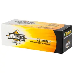 ARMSCOR 22LR 36 Grain High Velocity Hollow Point Ammo – 50 Round Box - 3