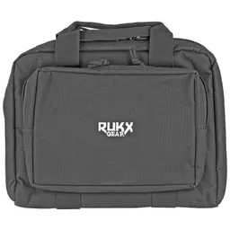 American Tactical Double Pistol Case Black – Soft Gun Bag for Secure Firearm Storage - 1