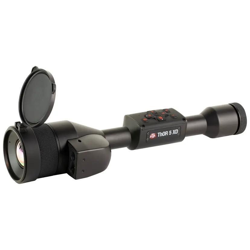 ATN THOR 5 XD LRF 2-20x50mm Thermal Rifle Scope, 1280x1024 Sensor, Laser Range Finder, Multiple Reticles, Matte Black - 1