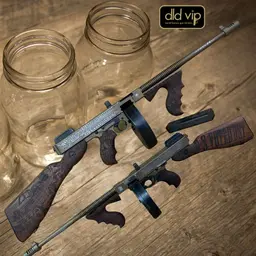 Auto Ordnance Thompson 1927A1 T1 Bootlegger .45ACP Distressed Bronze Cerakote - 1