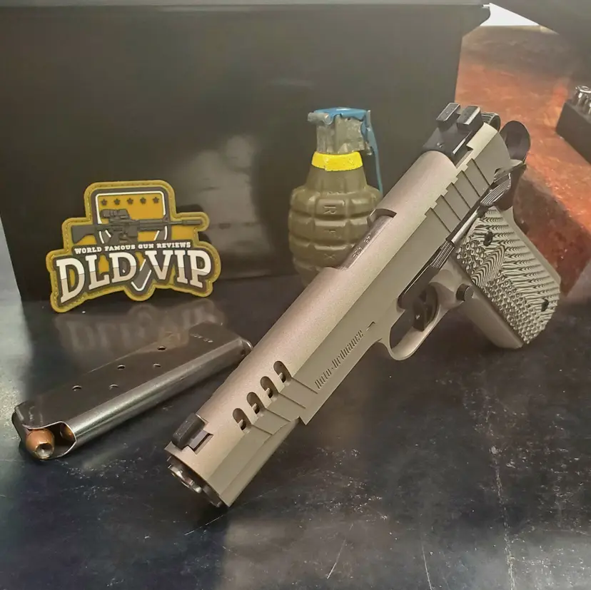 Auto Ordnance 1911 .45ACP Savage Stainless Cerakote - 1