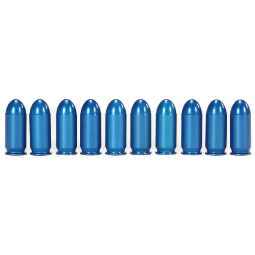A-Zoom Snap Caps 45 ACP Blue 10 Pack – Durable Dry Fire Practice Rounds - 1