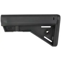 B5 Systems Bravo Fixed Mil-Spec Stock Black – Durable AR-15 Rifle Upgrade - 1