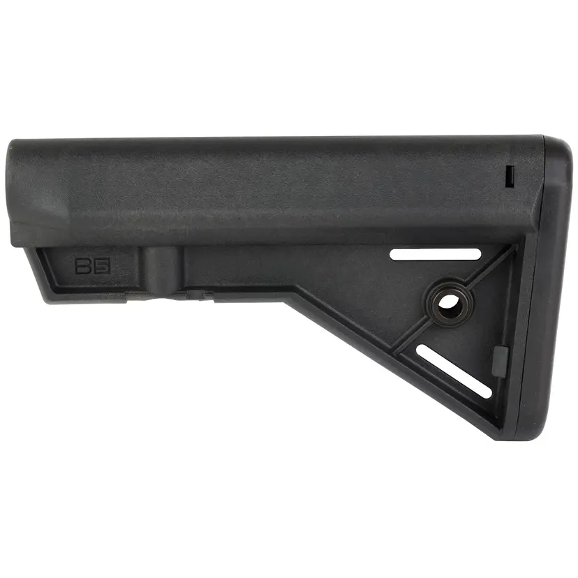 B5 Systems Bravo Fixed Mil-Spec Stock Black – Durable AR-15 Rifle Upgrade - 1