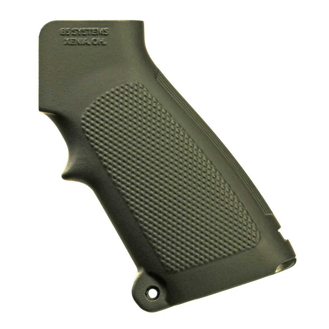 B5 Systems CAR15 LS2 Grip for AR Rifles Matte Olive Drab Green