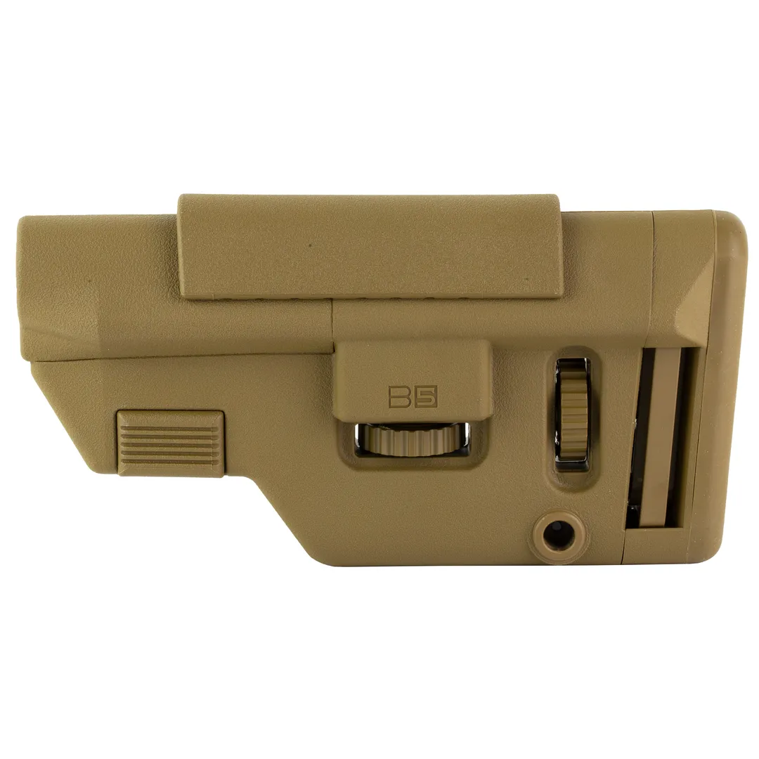 B5 Systems Collapsible Precision Stock Long Cheek Riser Coyote Brown