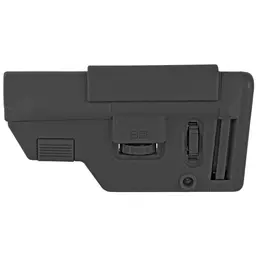 B5 Systems Collapsible Precision Stock Black Medium with Cheek Riser - 3