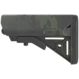B5 Systems SOPMOD Mil-Spec Stock MultiCam Black with QD Mount – Enhanced Strength Rifle Buttstock - 1