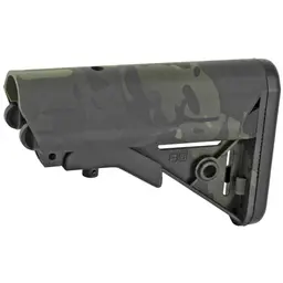 B5 Systems SOPMOD Mil-Spec Stock MultiCam Black with QD Mount – Enhanced Strength Rifle Buttstock - 3