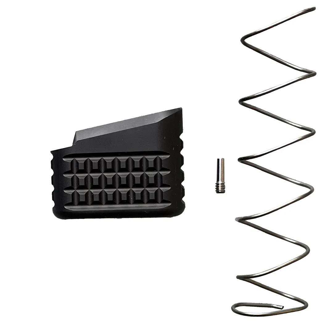 Backup Tactical Magazine Extension +5 Black for Glock 17/19/22/23 with Extra Power Spring
