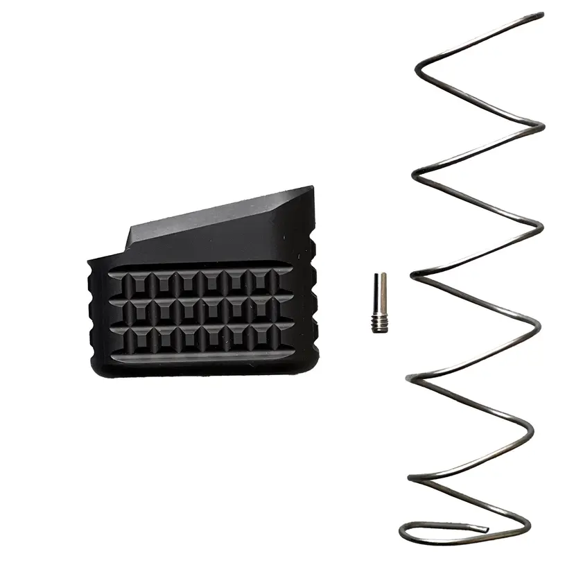 Backup Tactical Magazine Extension +5 Black for Glock 17/19/22/23 with Extra Power Spring - 1
